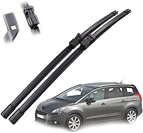 Limpiaparabrisas de coche para Peugeot 5008 2009 2010 2011 2012 2013 2014 2015 2016 30+28'',limpiaparabrisas delantero de coche cepillos accesorios de coche