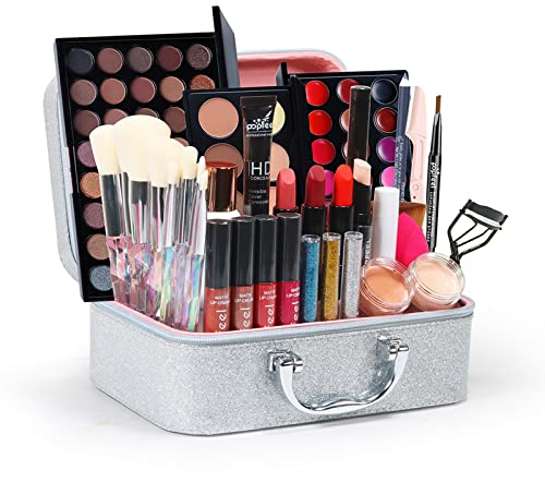 Joyeee Make up Set für Frauen, Professionelles Make-up Sets, Schminke Set Damen für Gesicht, Augen und Lippen - Lidschatten Palette, Lippenstift, Lipgloss, Concealer, Pinsel