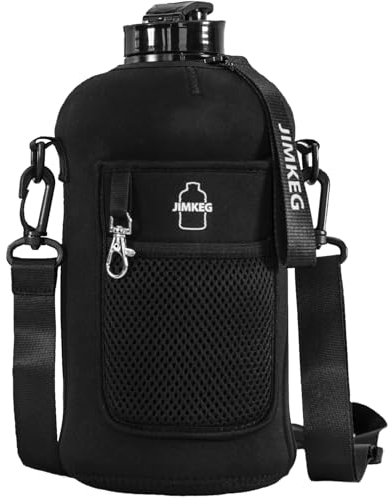 JIMKEG 2.2L Gym Bottle - Large Water Bottle with Workout Storage - Stay Hydrated During Fitness, Sports, and Outdoor Activities