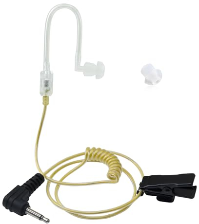PROMAXPOWER Ohrhörer Schallschlauch 3,5mm 1 Pin nur Hören, Kompatibel mit Lautsprechermikrofonen, Transceivern und ähnlichen Geräten mit Einer 3,5mm Buchse, Headset Funkgerät für Walkie Talkie