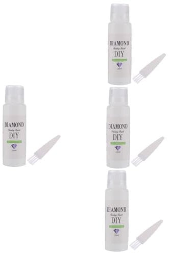 Lurrose 4 Stück 1 Klebstoff für Diamantmalerei 5d Diamond Art Glue Ersatz Kleber Rätsel Versiegelungswerkzeug für Diamantkunst Kunstzubehör für Diamanten Puzzle Fixativ Lieferungen