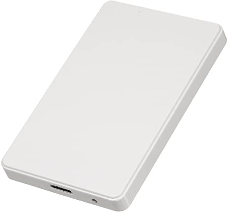 Sunydog 2,5-Zoll-Festplattengehäuse USB3.0 Externes HDD/SSD-Gehäuse SATA-Festplattengehäuse Werkzeugloses Design Einfache Installation ABS-Gehäuse Weiß