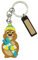 BOULI Porte clés en bois Marmotte, Personnalisable