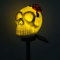 FIYSON Solarlampen Halloween,Scary Skeleton Light Up Skull Stakes,Wasserdicht LED Gartenlampen,Lampe für Halloween Party,für Halloween Party, Rasen Requisiten,Halloween Hof Dekoration (Stil 5)