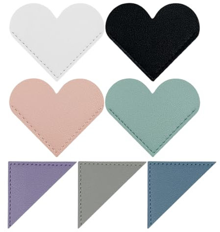 7 Stück Lesezeichen, Magnetische Lesezeichen, Vintage Buchliebhaber Lesezeichen Handgefertigt Bookmarks Herz Accessoires, Lesezeichen magnetisch ideal für Bücher