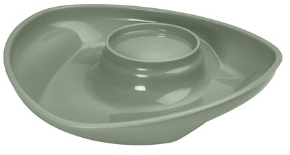 Vital Baby Toddler Suction Plate, 6m+, Green | Strong Suction, Biodegradable