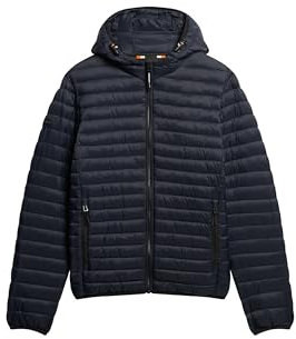 Superdry Herren Fuji Lite Kapuzenjacke Finster Marineblau M