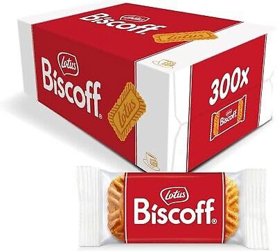Lotus Biscoff Welcome Biscuits, Caramelised Flavour, 300 Packs Per Box, 1.875kg (1 Box (300 Packs))