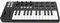 25 Key USB MIDI Keyboard Controller with 8 Backlit Drum Pads, BT Semi Weighted Dynamic Keybed 8 Knobs Music Production Software Included with DAW Integration Chord Mode Scale Mode