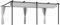Outsunny Pergola Jardin Exterieur 3 x 6 m pergola coulissante rétractable avec parois latérales, tonnelle de Jardin, Polyester Haute densité 180g/m², abri Soleil UPF30+, pour terrasse, Patio, Gris