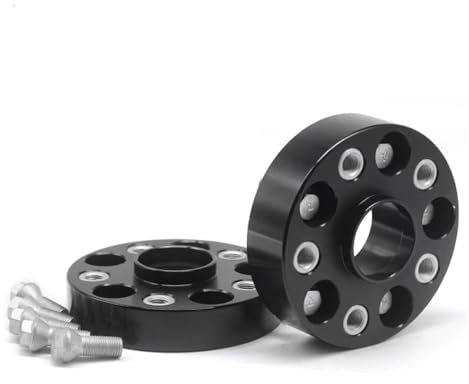 Spurverbreiterung Für TT Für Q3 R8 Für A3 Für A6 2 Stück 20/25/30/35/40/50mm PCD 5x11 2 57,1mm Rad Spacer Adapter Spurverbreiterungen(2pieces 30mm Black)