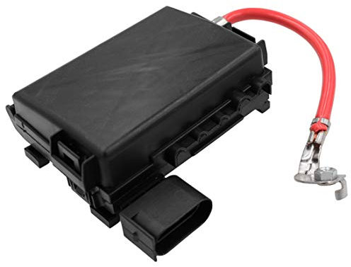 HZTWFC Sicherungskasten Batterieterminal mit Abdeckung 1J0937550A 1J0937550B 1J0937617D Für VW Beetle 02-10 Für Golf City Jetta Bora MK4 Für Audi A3 S3 01-03 Für Seat Toledo Für Skoda Octavia 01-11