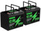 Batería De Litio Lifepo4 De 24 V, 36 V, 48 V, 100 Ah, 1280 WH, con BMS Inteligente Integrado Y Corriente De Carga Máxima De 50 A, Compatible con DATOUBOSS.(DT-100Ah 2PCS 24V)