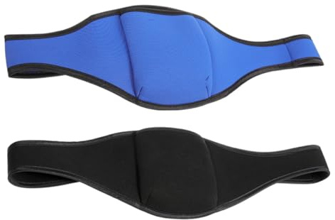 BESTonZON 2pcs Adjustable Mic Belt Carrier Pouch with Sweat-Absorbent Neoprene Waistband Bag for Fitness Instructors Sports Microphone Storage and Portable Hip Pack