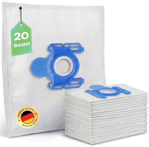 Erenbach | 20 Staubsaugerbeutel passend für AEG Staubsauger Vampyr CE Serie, CE Animal, CE Sprint, CE 4120, CEANIMAL, CE 2000, CE Power24, Alternative für Swirl A07, reißfest