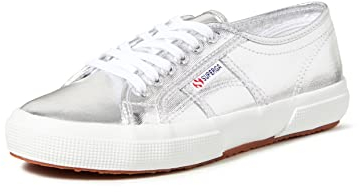 SUPERGA 2750 Cotmetw, Scarpe da Ginnastica Basse Donna, Grigio Grey Silver 031, 36 EU