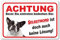 AdriLeo Schild - Vorsicht schwarz-weiße Französische Bulldogge - Selbstmord - (15x20cm) / Achtung Hund Wachhund robust langlebig UV-beständig wetterfestes Warnschild