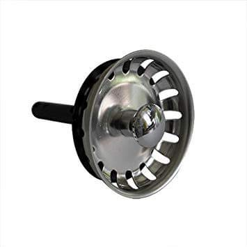 Teka Colador Cesta para Fregadero, 54 x 66 mm, Acero Inoxidable, Plata, Pulido y Cepillado