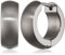 Pure Grey Unisex-Creolen Titan mattiert - 033