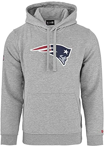 New Era - NFL New England Patriots Team Logo Hoodie - Grey - L