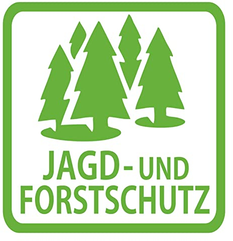 1A Style Sticker Jagd -und Forstschutz Aufkleber
