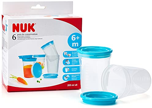 NUK Set mit 6 Vorratsdosen
