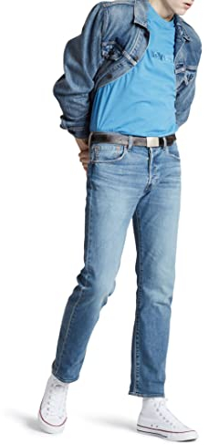 Levi's Men's 501 Original Fit Jeans, Ironwood Overt, 28W / 32L