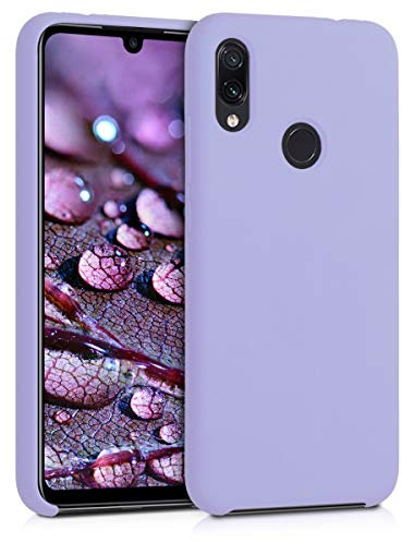 kwmobile Carcasa Compatible con Xiaomi Redmi Note 7 / Note 7 Pro Funda - Case TPU y Silicona antigolpes - Apto Carga inalámbrica - Lila