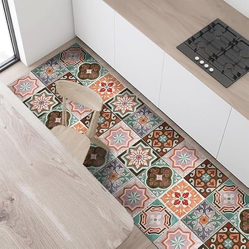 Crearreda Alfombra de Cocina de Vinilo Antideslizante y Lavable Alfombra de Cocina de Vinilo Alfombra de Cocina Antideslizante y Lavable en Vinilo 100% Made in Italy