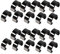 Saipor 20pcs Aluminum Alloy Bike Clips - Brake & Derailleur Shift Cable Clamps