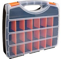 Neilsen 21 Compartment Box Storage Tool Organiser Case Screw Nail Nut Bolt Craft