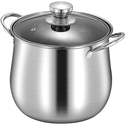 UPKOCH Hoch Kochtopf Spargeltopf Edelstahl Nudeltopf 22cm Pastatopf Gemüsetopf Suppentopf Edelstahlpfanne Universal Induktion Topf Fleischtopf für Pasta Gemüse Zuhause Restaurant