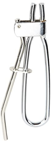 Aramox Bremsleitung Zange bremsschlauch klemme auto Klemmwerkzeug für Bremsschlauch, Stahlbremsschlauch-Klemmstahl, Verchromt, 12 Mm Öffnung, Abgerundete Backenkanten, Kraftstoffrohr-Klemmwerkzeug für