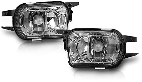 Hundnsney Auto FrontstoßStange Nebelscheinwerfer LampengehäUse Ohne GlüHlampe für C- W203 C200 C240 2002-2007 2158200556 2158200656