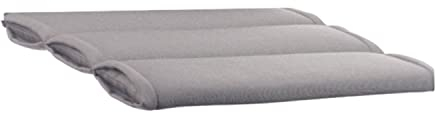 KETTtex EXKLUSIV Auflage Hocker Anthrazit/Grau I Barhocker Polster 50x50x3cm I KTH1 Sitzauflage weich & robust I Stuhlauflage UV-beständig I wasserabweisendes Sitzkissen I Dessin 2328