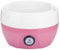Akozon Yogurtiera elettrica automatica, contenitore interno in acciaio inox per yogurtiera uso domestico 1L (rosa) con contenitore 220 V 1 L