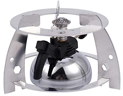 Wresetly mesa quemador de gas butano con cabeza para sifón calentador cafetera cafetera moka olla estufa de gas