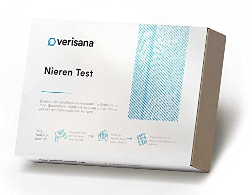 Verisana | Nieren Test | 2 wichtige Nieren-Werte schnell und einfach bestimmen | Umfassender Nieren Check für zu Hause