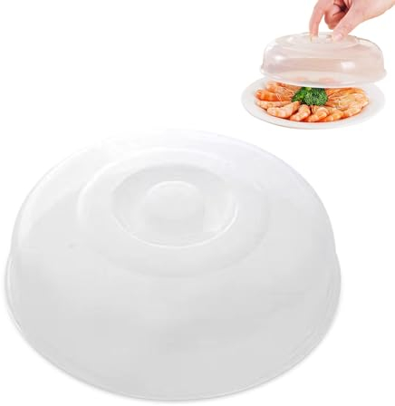 Cubierta para salpicaduras de microondas para alimentos, Cubierta para platos de microondas tapa transparente para microondas Cubierta para platos de microondas para cocina