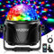 YAZEKY Luci Discoteca 4m USB,Palla Discoteca Controllo Vocale 7 Colori RGB con Rotazione a 360° Luci Stroboscopiche per Auto, DJ, KTV, Feste, Bar, Natale