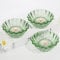 HofferRuffer Grün Teelichthalter Glas 3er Set, Teelichtgläser für Hochzeit, Geburtstag, Tischdeko