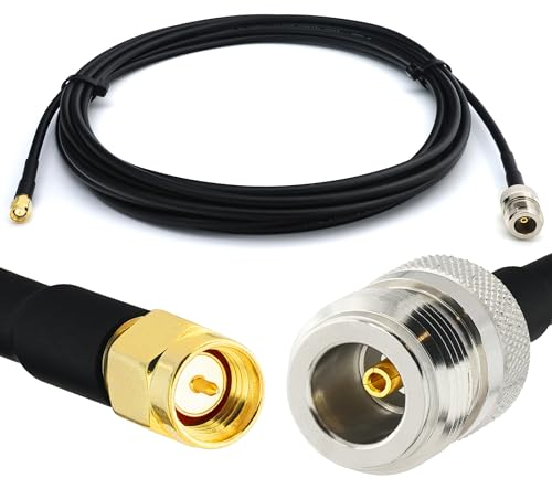 SMA Mâle vers N Femelle 7m RG58 Cable Coaxial — Câble d'extension exterieur à faible perte rallonge etanche — pour Routeur WIFI Radio Antenne LTE GSM Amplificateur 4G 5G 6G LTE Hotspot