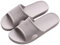 Czgcpyc Sandales de Douche, Pantoufles de Douche Antidérapantes Sandales de sol Intérieures et Extérieures Chaussures de Bain en Mousse Souple Unisexe, UE 39/40, Gris