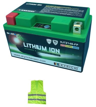 Compatible avec KT-M Super Adventure R ABS 1290 par an 2017 al 2024 Batterie Lithium SKYRICH HJTZ14S-FP FOURNIE Chargeur Batterie 12V 60WH 300A SPÉCIFIQUE 150X87X93CM