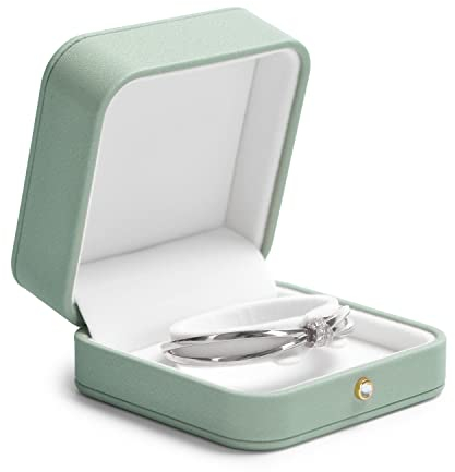 Papten Armbandhalter Box, Armband Aufbewahrung Halterung Schmuckaufbewahrung Schmuckständer Armbänder Schmuck Geschenkbox für Valentinstag Geburtstag (Grün)
