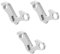 Yardwe 3pcs Tail Hook Prism Kite Tail Hanging Straps for Pulley Frame Camera Waist Bag Adapter Derailleur Hanger Leather Keychain Pink Alloy Sit up Abdominal Assistant Lugs Bike