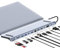 Station d'accueil pour Ordinateur Portable Support D'ordinateur Portable avec HBU 12-en-1 Docking Station vers Dual Displayport HDMI Peut être Utilisé comme Support D'ordinateur USB Driver Lecteur
