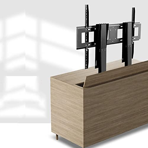 Support TV motorisé – Support TV motorisé, Support TV motorisé Vertical avec télécommande, pour téléviseurs de 55 à 120, Course de Levage à Double Moteur 150 cm, supportant 130 kg