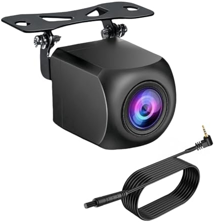Epronic 4 Pin Cámara de Marcha Atrás AHD Cámara de Coche Cámara de Visión Trasera Impermeable 149 ° ángulo de Visión 720/1080P Cambiable 2.5MM Jack Car Camera