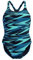 Speedo Hyperboom Allover Medalist Swimsuit |Quick Drying | Fitness | Chlorine Resistant Costume da Bagno per Donna, Dark Teal, 30